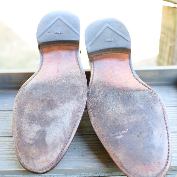 Allen Edmonds McNeil 9.5-D Brown Wingtip Oxford Mens Dress Shoes main image 2